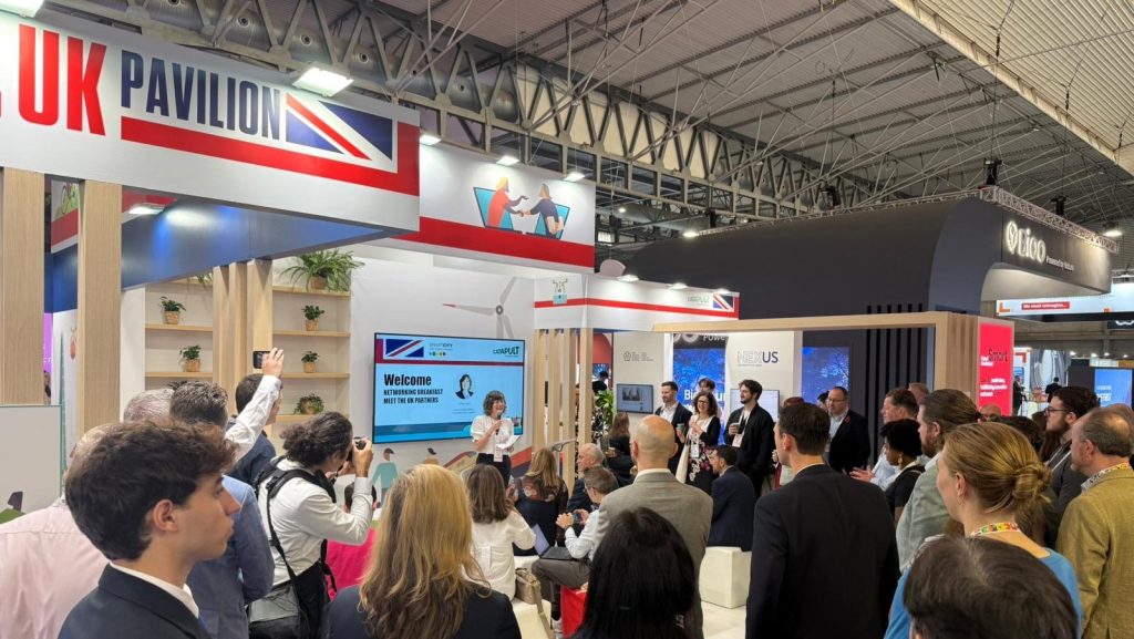Connected Places Catapult’s Chief Executive, Erika Lewis, gives welcome address